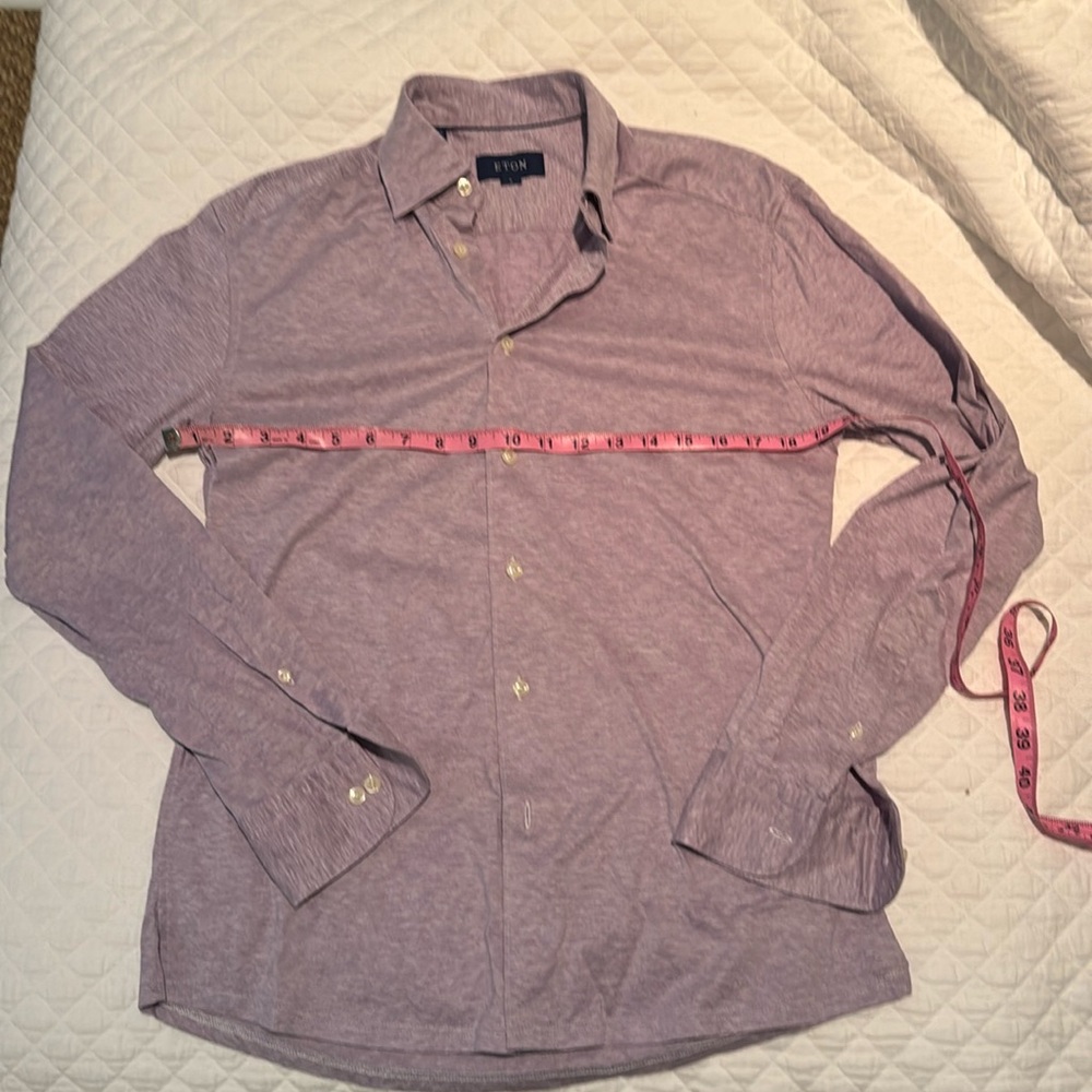 Eton slim fit Medium casual shirt. Extremely soft fabric.